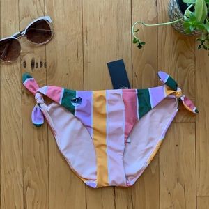 Hollister Swim Bikini Bottoms Striped